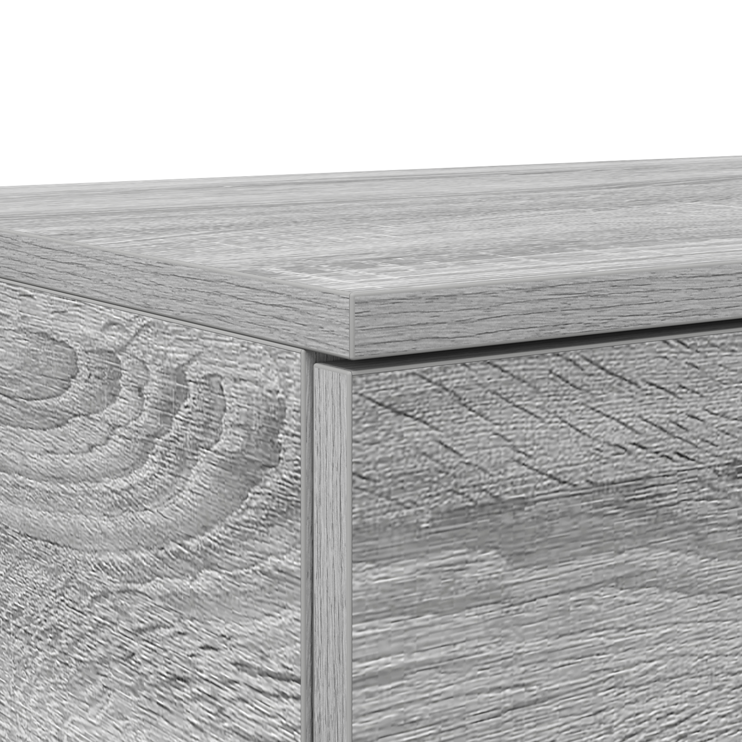 Sengekufferter Grå Sonoma 180X36,5X16,5 Cm Lavet Af Træ
