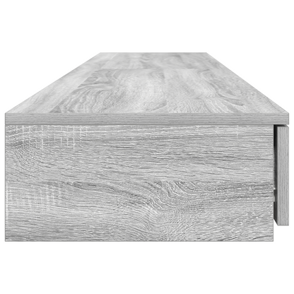 Sengekufferter Grå Sonoma 180X36,5X16,5 Cm Lavet Af Træ