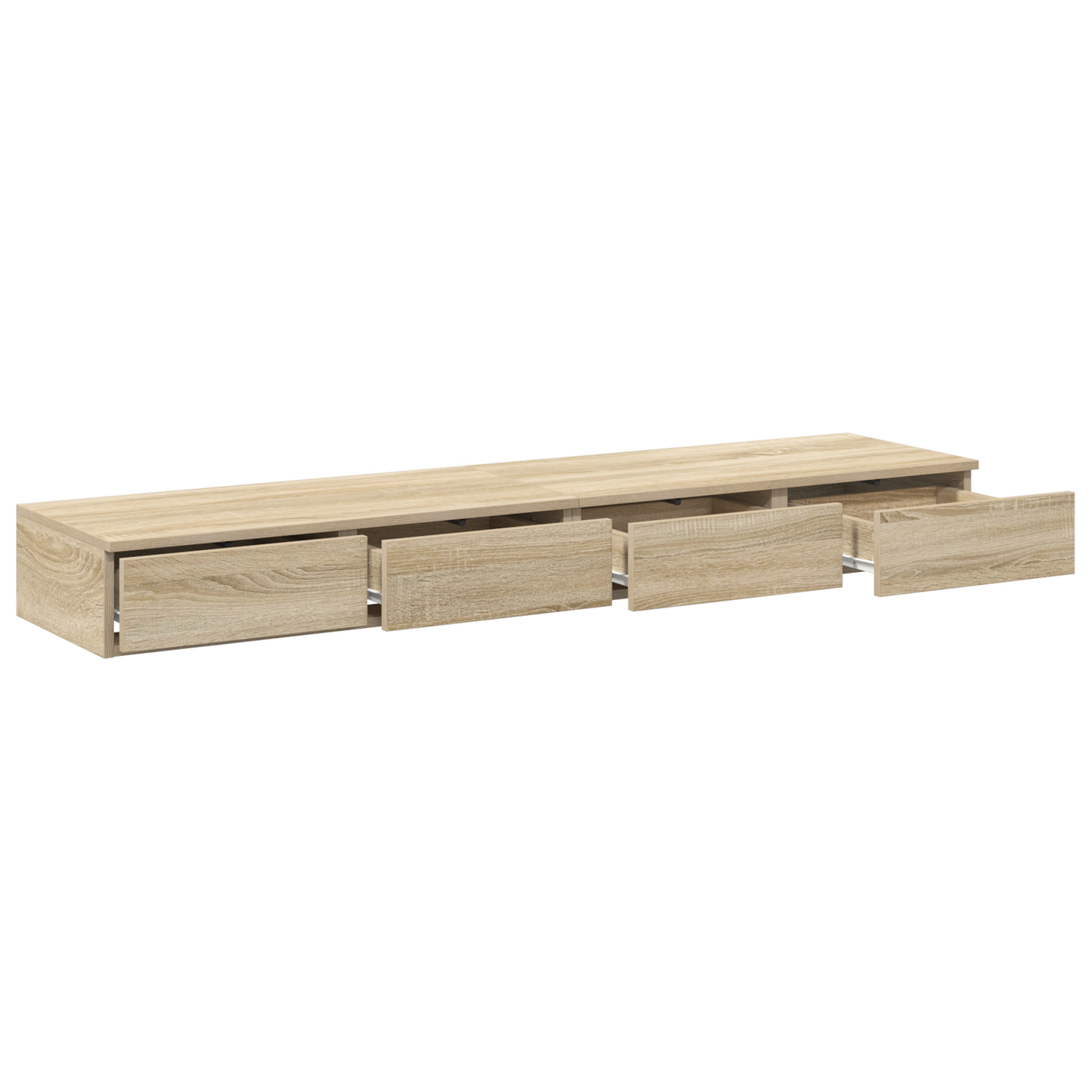 Skuffe Til Seng I Sonoma Eg 135X36,5X16,5 Cm Constructed Træ