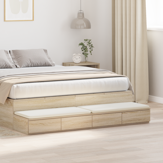 Skuffe Til Seng I Sonoma Eg 135X36,5X16,5 Cm Constructed Træ