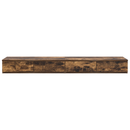 Sengekufferter Røget Eg 135X36,5X16,5 Cm Bygget I Træ