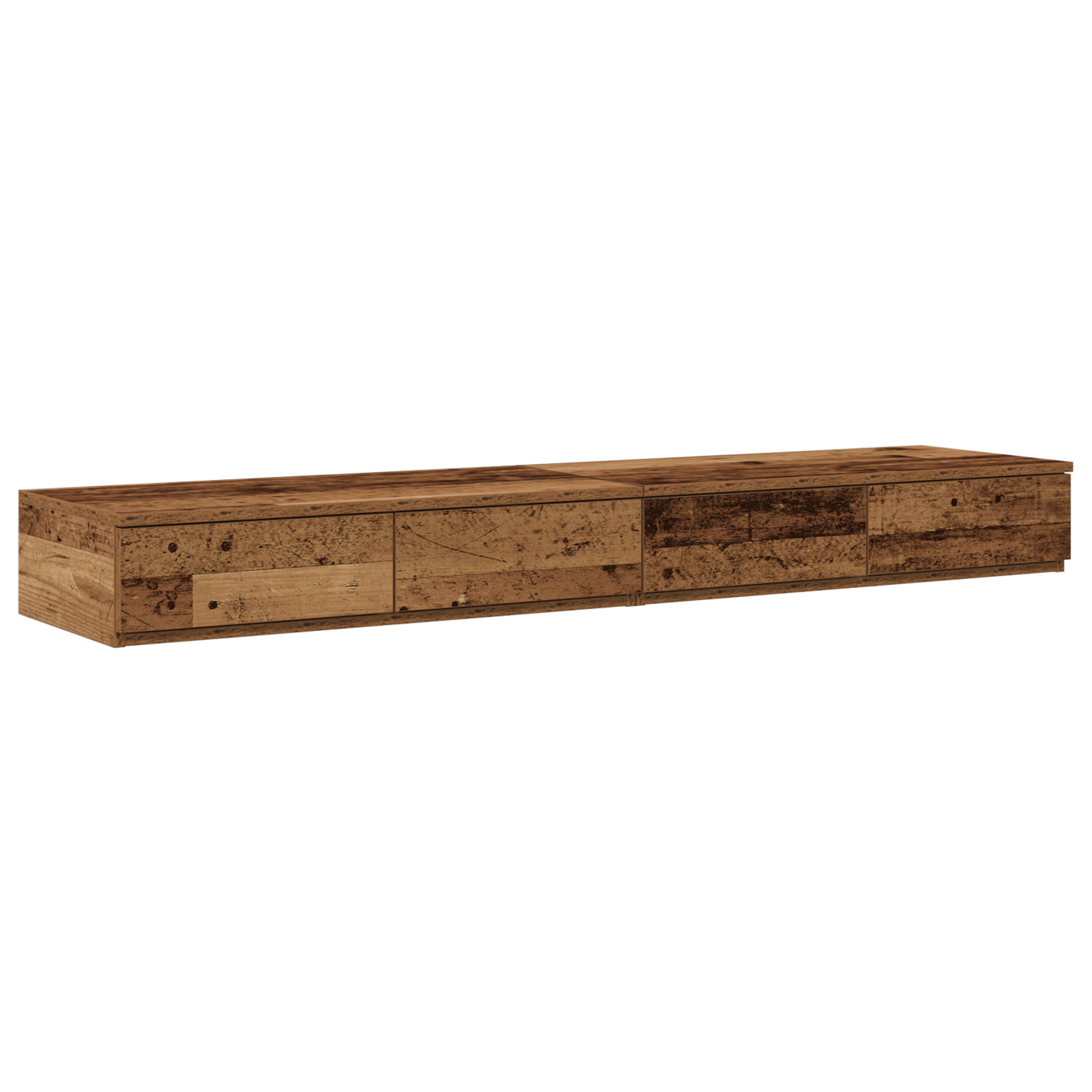Sengeskuffer I Gammelt Træ 135X36,5X16,5 Cm Af Konstrueret Træ