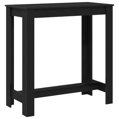 Barbord I Sort Eg 102X50X103,5 Cm I Træ