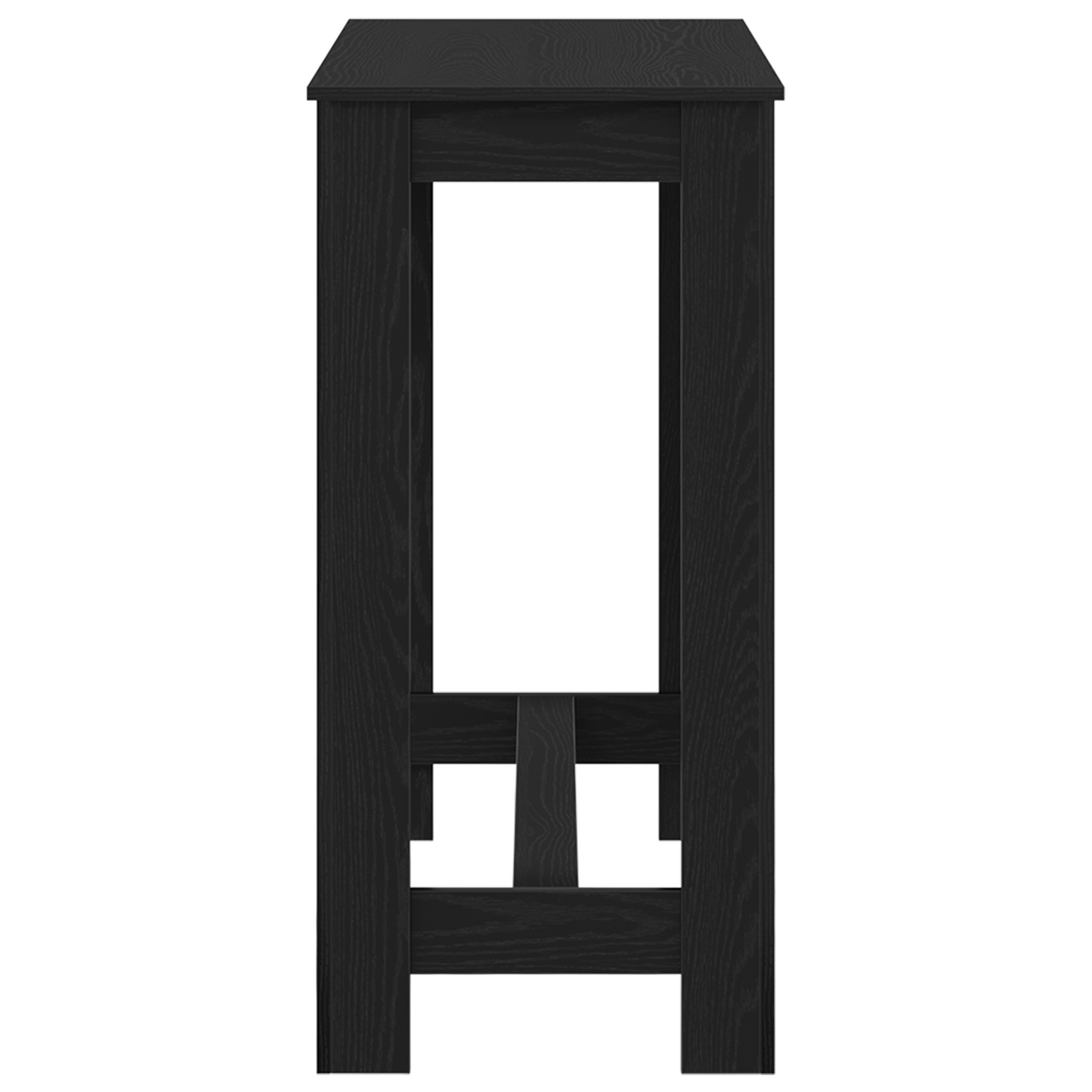 Barbord I Sort Eg 102X50X103,5 Cm I Træ