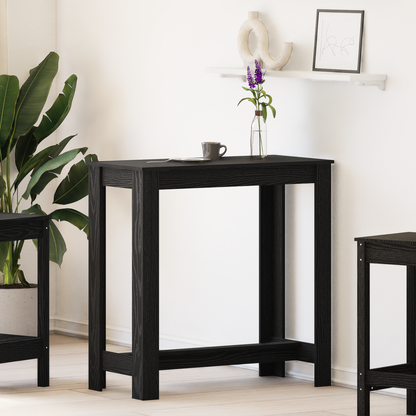 Barbord I Sort Eg 102X50X103,5 Cm I Træ