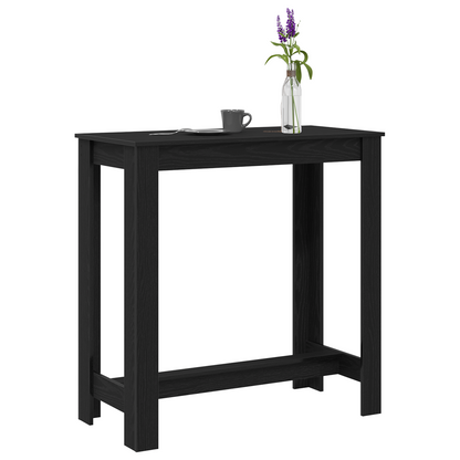 Barbord I Sort Eg 102X50X103,5 Cm I Træ