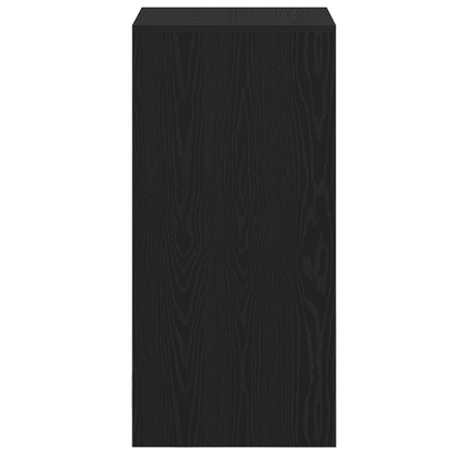 Barbord Sort Eg 51X50X103,5 Cm Ingeniørtræ
