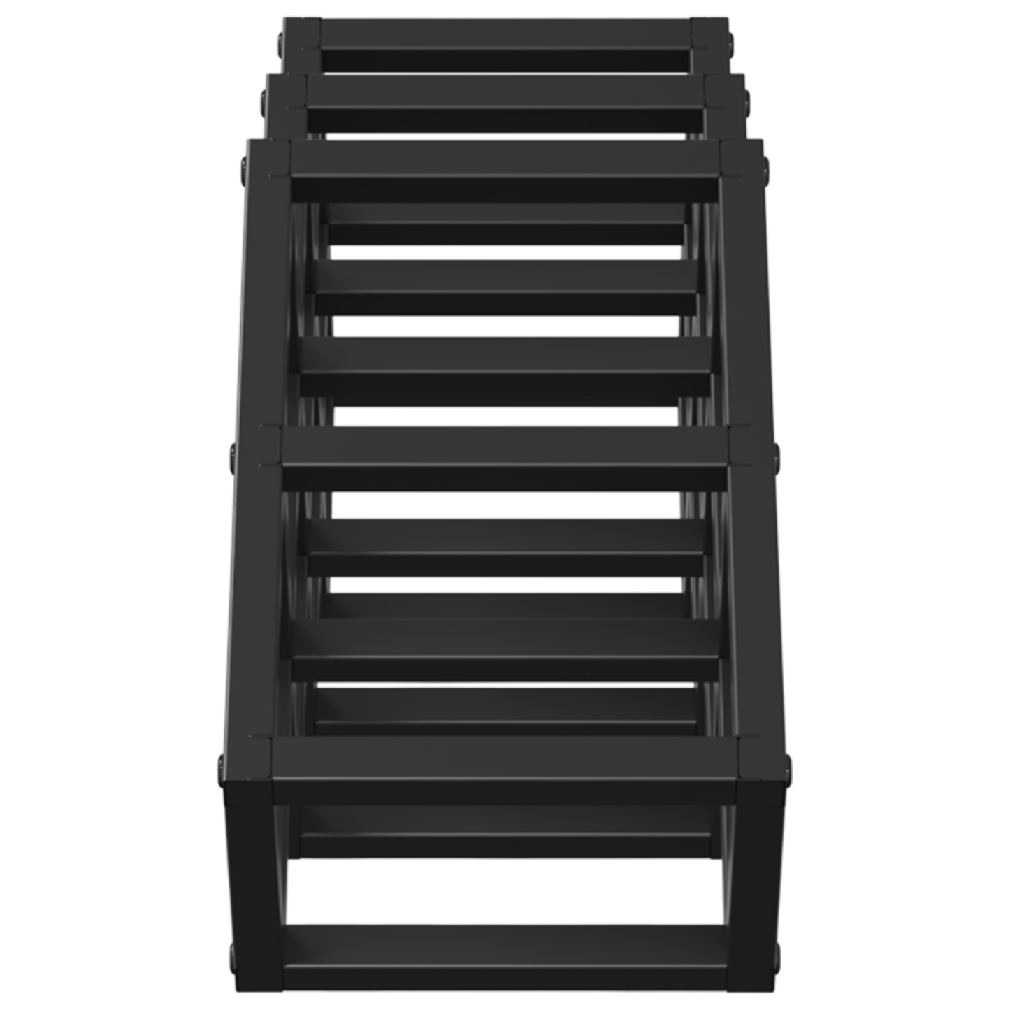 Vinreol Til 9 Flasker 63X16,5X25 Cm Pulverlakeret Stål