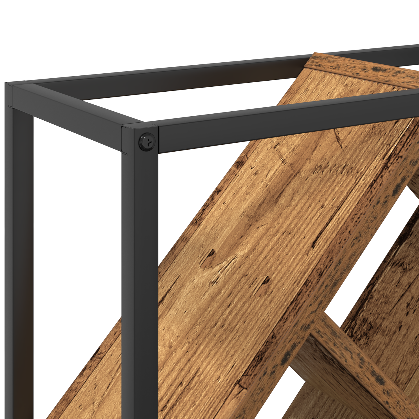 Vinreol Gammelt Træ 51X18X52,5 Cm Ingeniørtræ