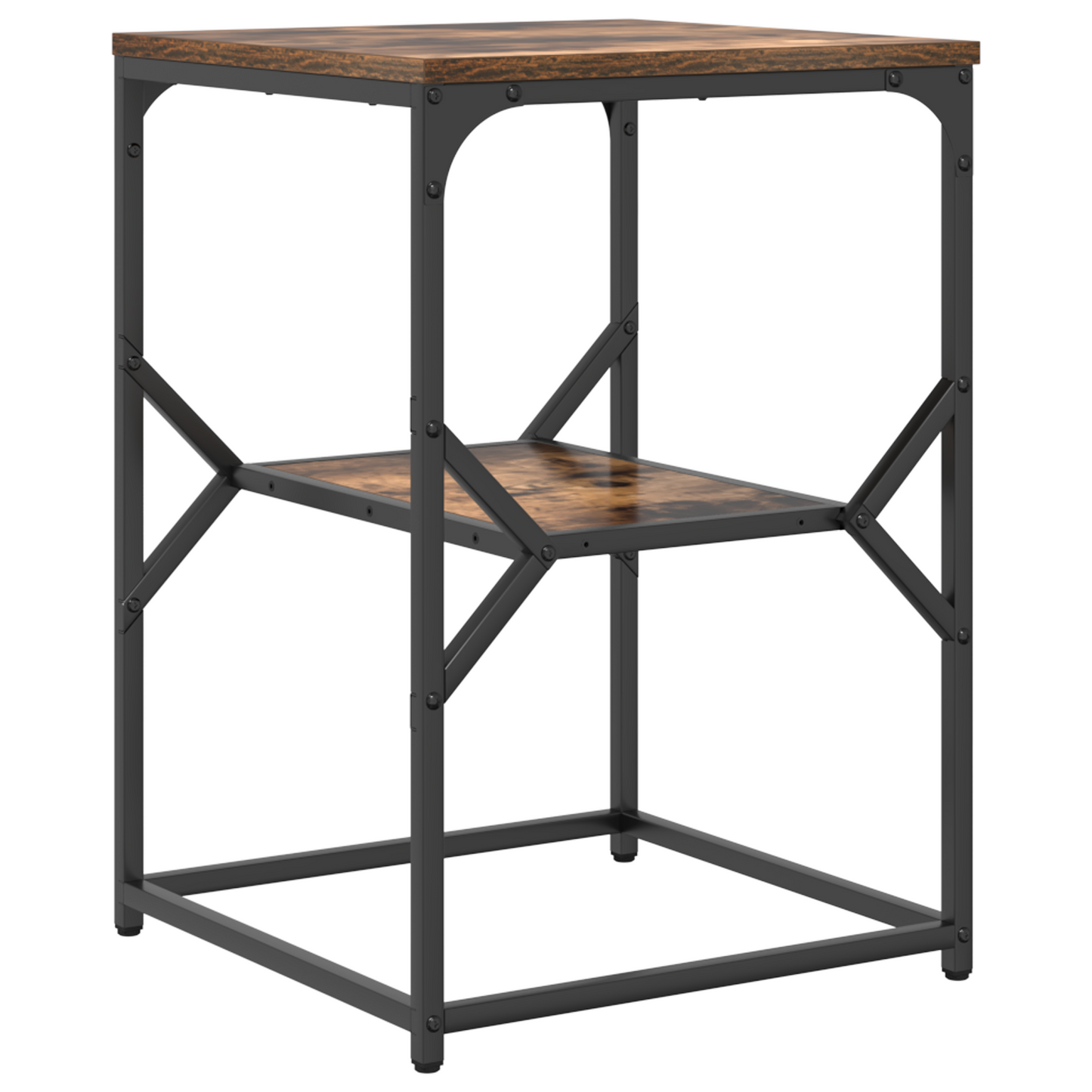 Sidebord Smoked Oak 41X40X60 Cm Ingeniørtræ