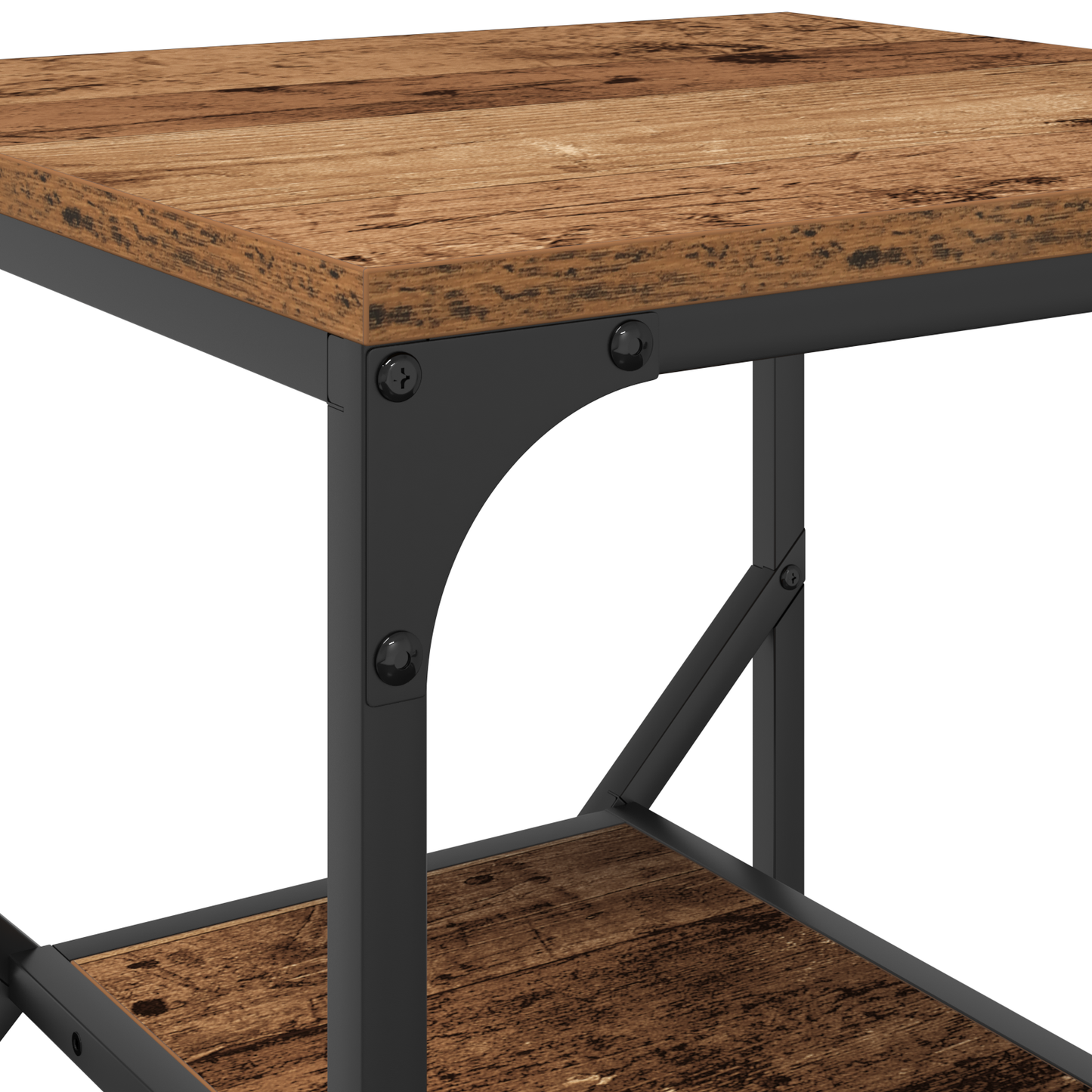 Sidebord Gamle Træ 41X40X60 Cm Konstrueret Træ