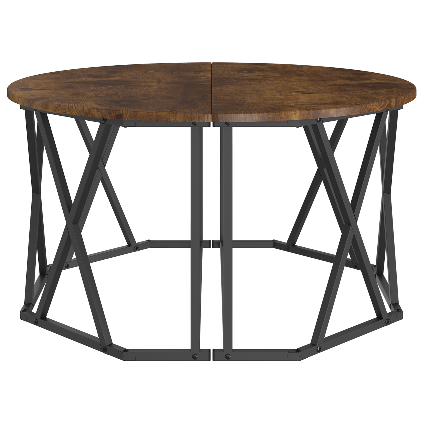 Sofabord I Røget Eg 80X80X42 Cm Ingeniørtræ