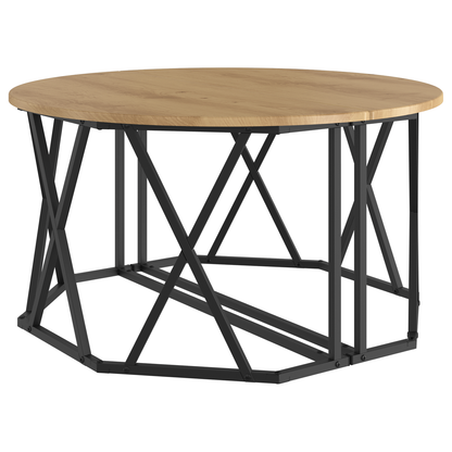Sofabord Artisan Eg 31,5X31,5X16,5 Tommer Lavet Af Konstrueret Træ