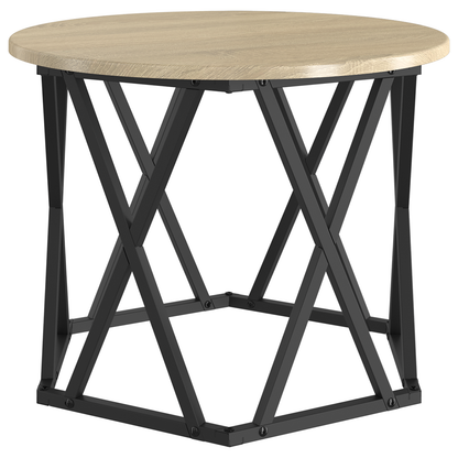 Nesting Side Tables 3 Pcs Sonoma Eg Konstrueret Træ