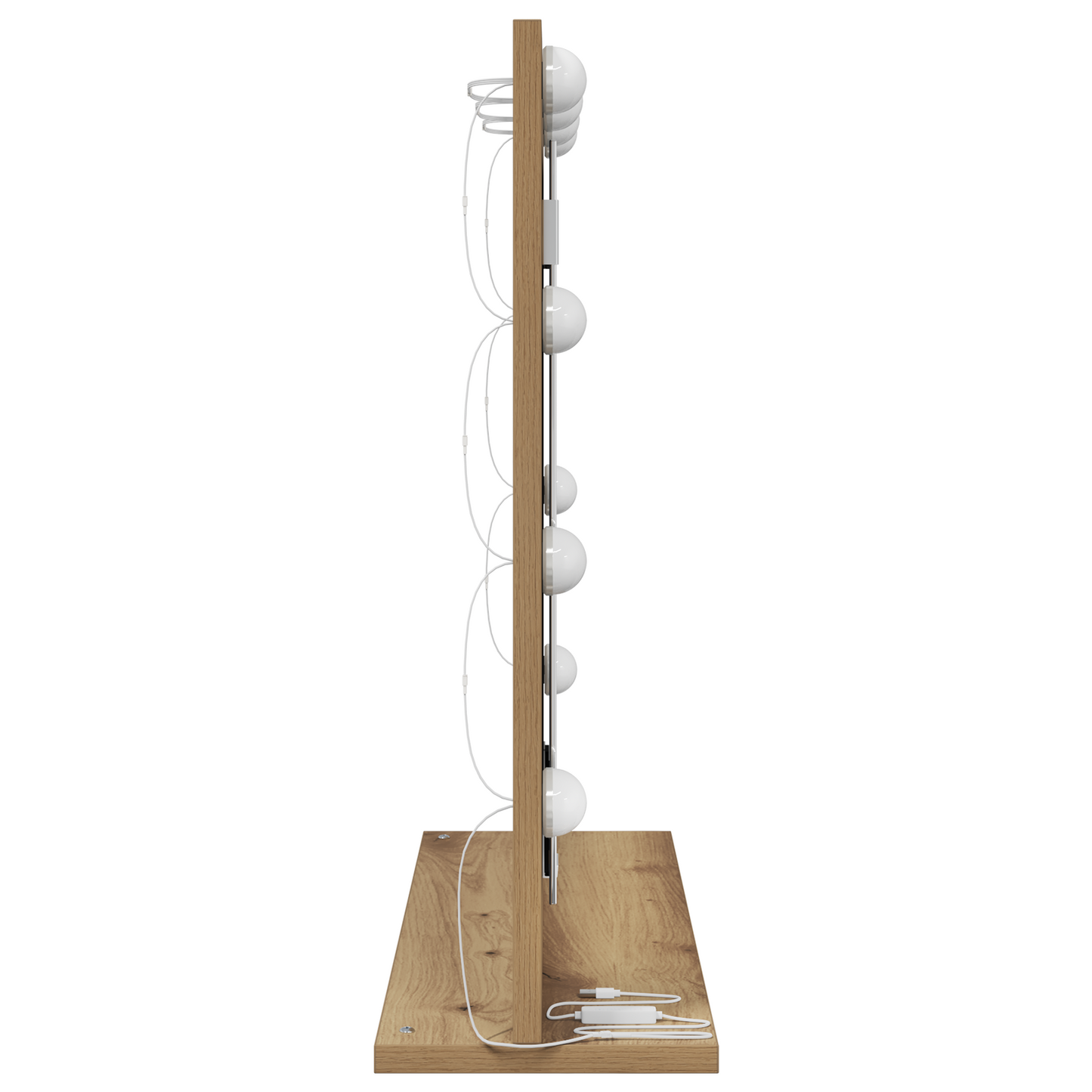 Vaskeskab Spejl Med Spejl Artisan Egetræ 60 X 55 X 18 Cm - Billede 4