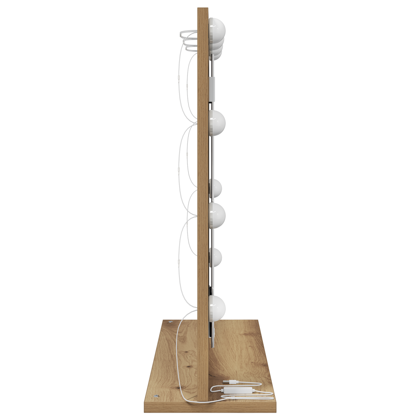 Vaskeskab Spejl Med Spejl Artisan Egetræ 60 X 55 X 18 Cm - Billede 4