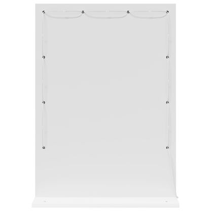 Vaskeskab Spejl Hvid 70 X 50 X 18 Cm Konstrueret Træ Og Glas - Billede 4