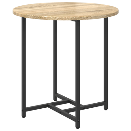 Sidebord 2 Stk Sonoma Eg Forarbejdet Træ Og Metal