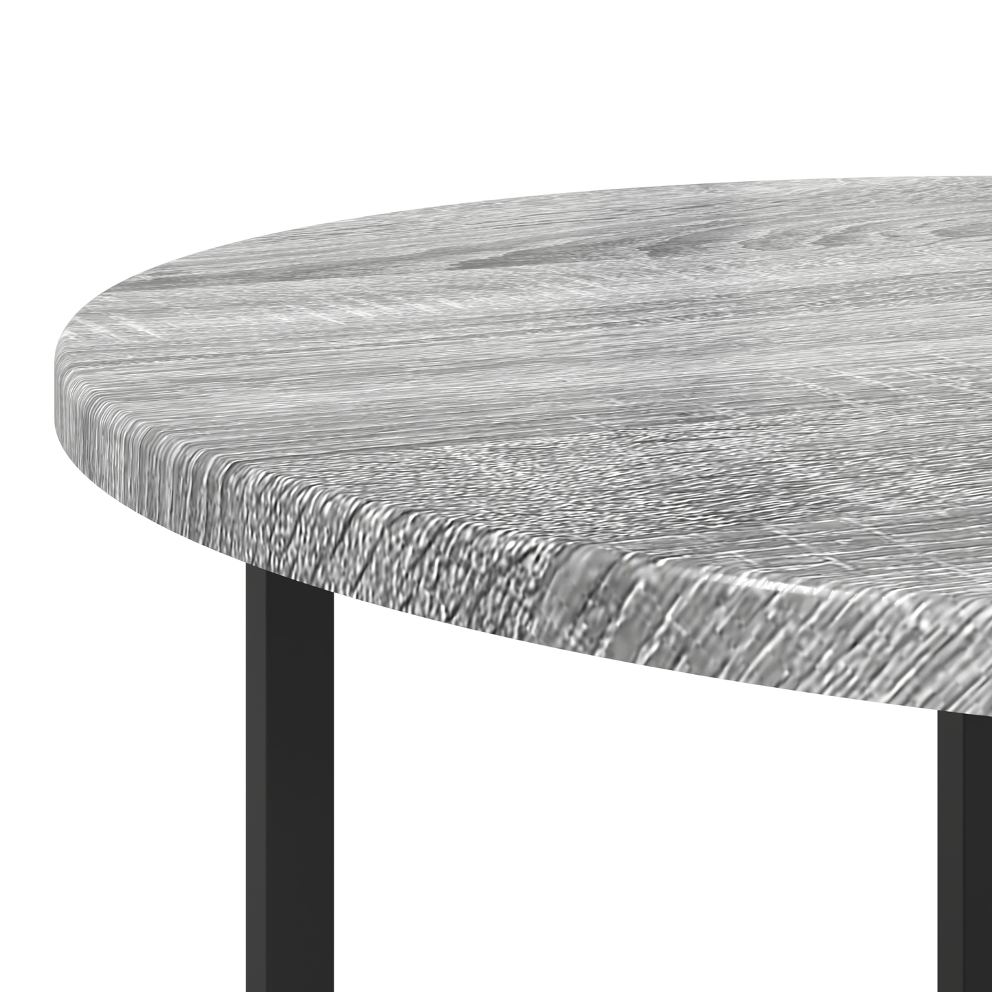 Sidebord 2 Stk Grå Sonoma I Konstrueret Træ Og Metal