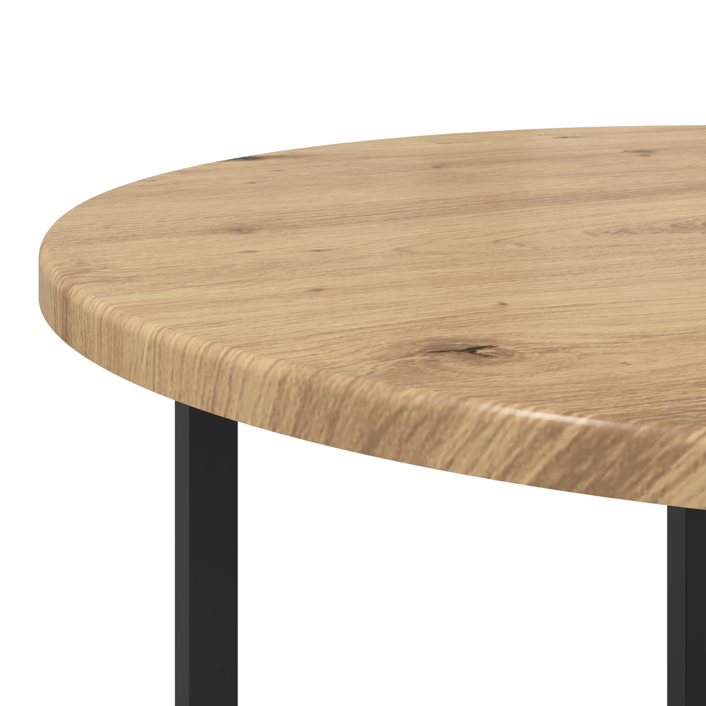 Sidebord 2 Stk Artisan Egetræ, Ingeniørtræ Og Metal