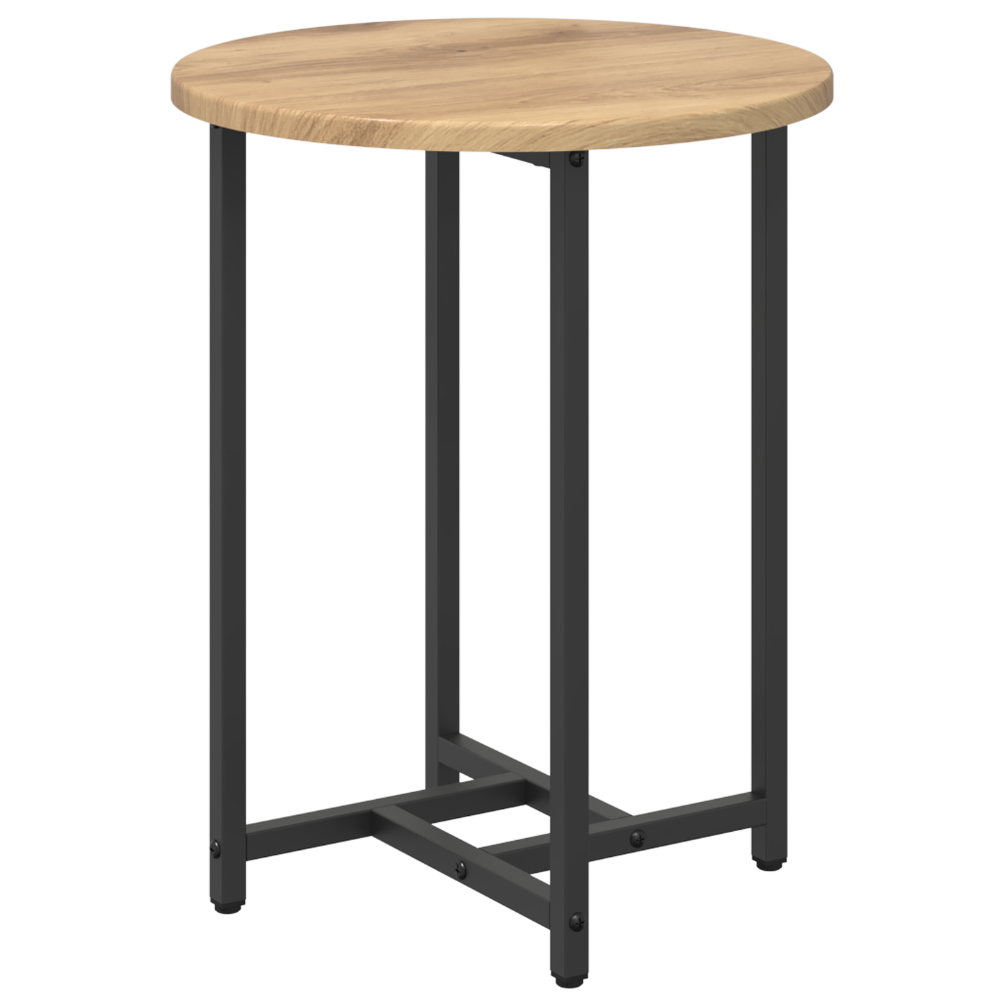 Sidebord 2 Stk Artisan Egetræ, Ingeniørtræ Og Metal