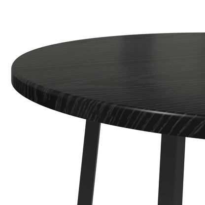 Sofabord 2 Stk Sort Eg Finer Og Metal