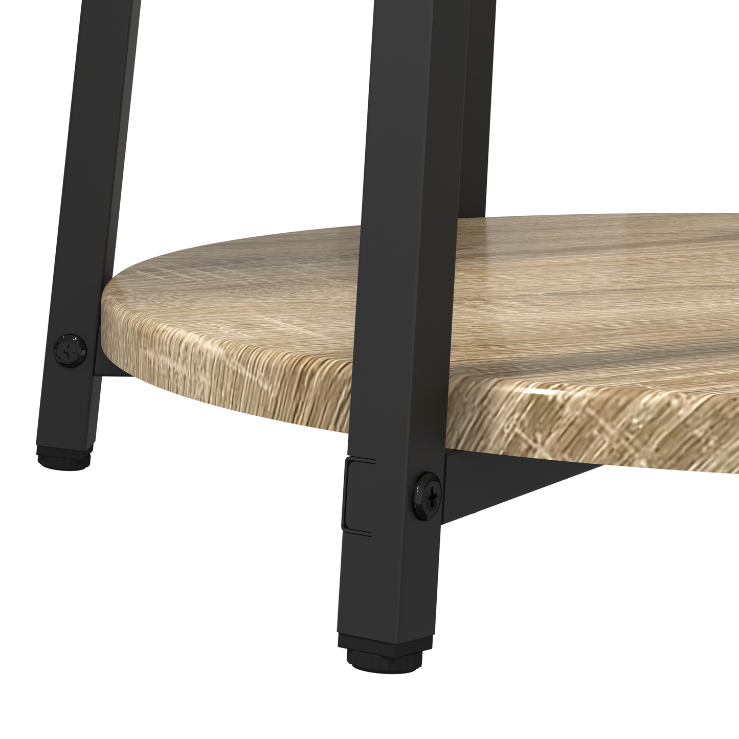 Sofabord 2 Stk Sonoma Eg Laminat Og Metal