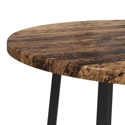 Sidebord 2 Stk Old Wood, Lavet Af Træ Og Metal