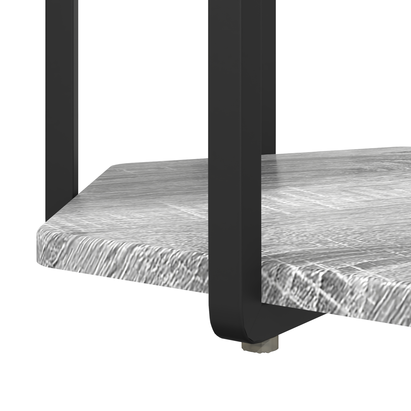 Sidebord 2 Stk Grå Sonoma Træ Og Metal