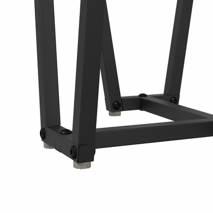 Sidebord 2 Stk Røget Eg Ingeniørtræ Og Metal