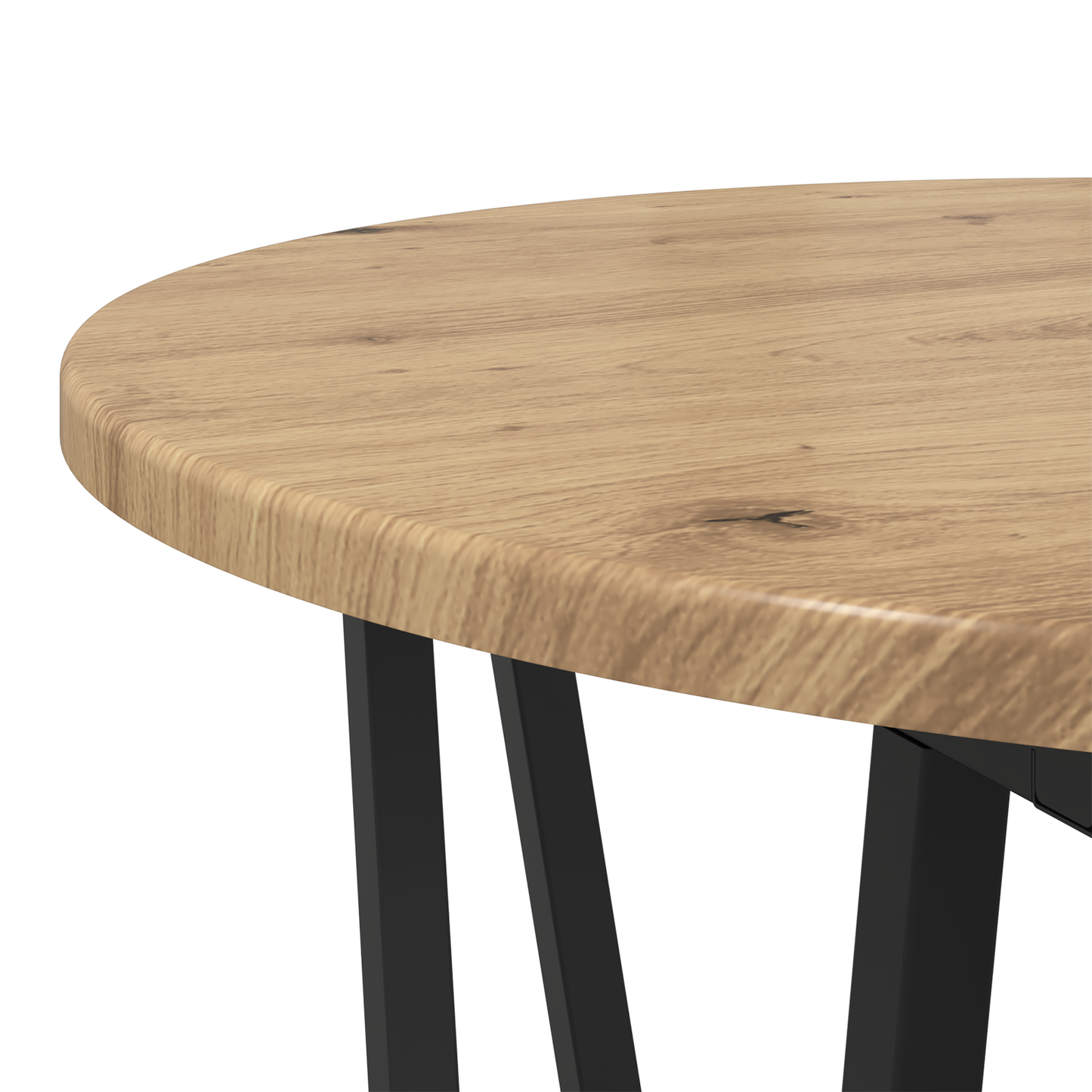 Sidebord 2 Stk Artisan Eg Ingeniørtræ Og Metal