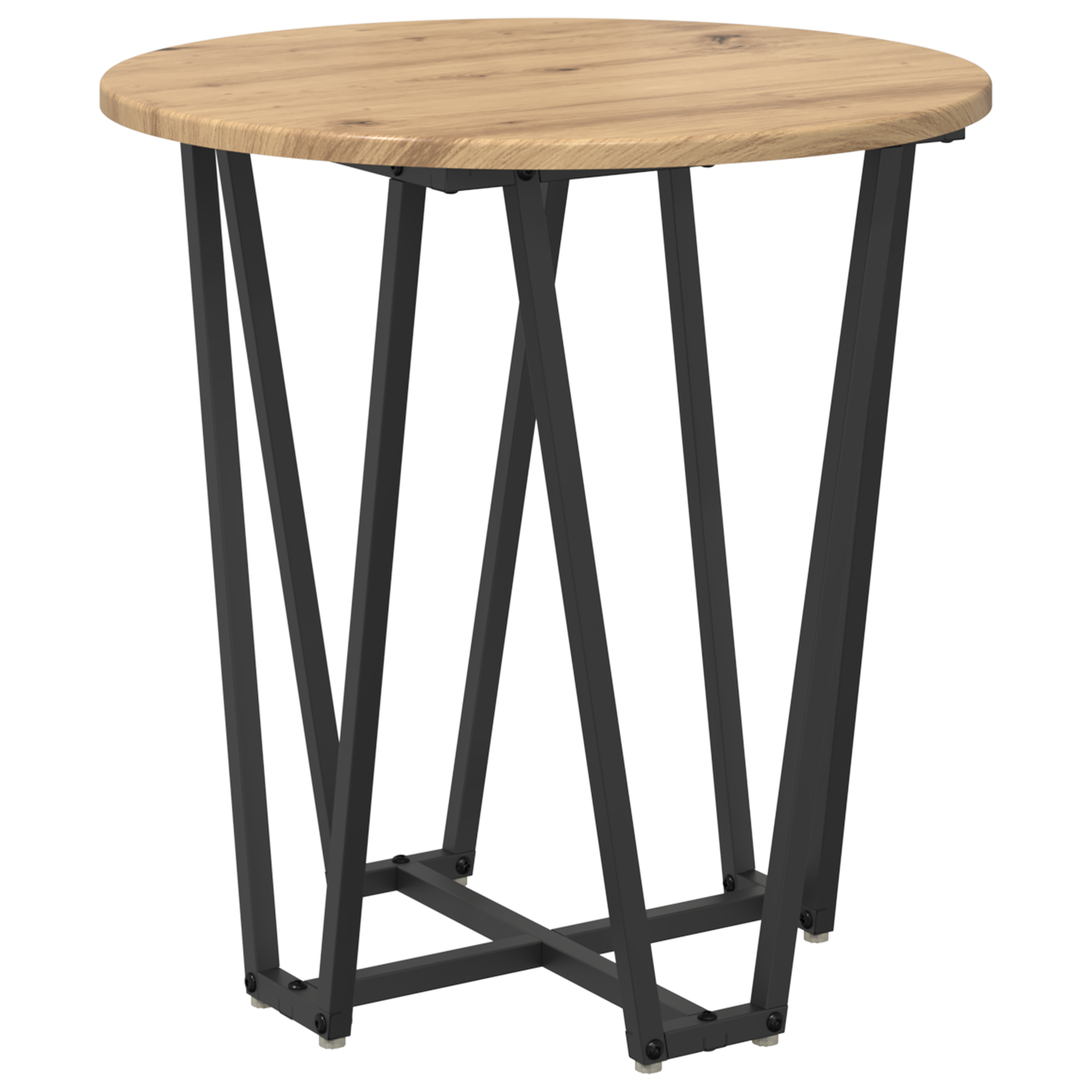 Sidebord 2 Stk Artisan Eg Ingeniørtræ Og Metal