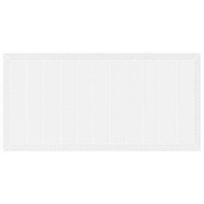 Havebord Hvid 200X100X73 Cm Poly Rattan